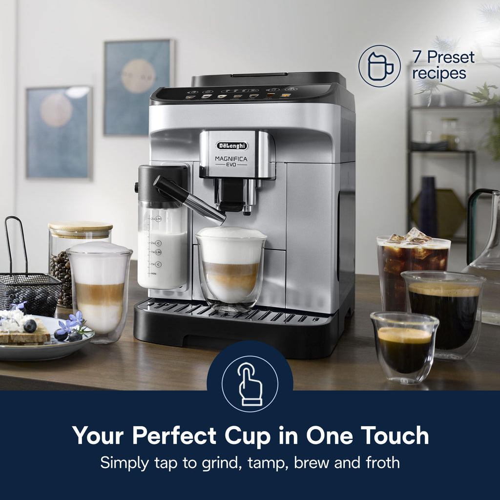 De'Longhi ECAM 290.61.SB Kaffeevollautomat Silber-Schwarz