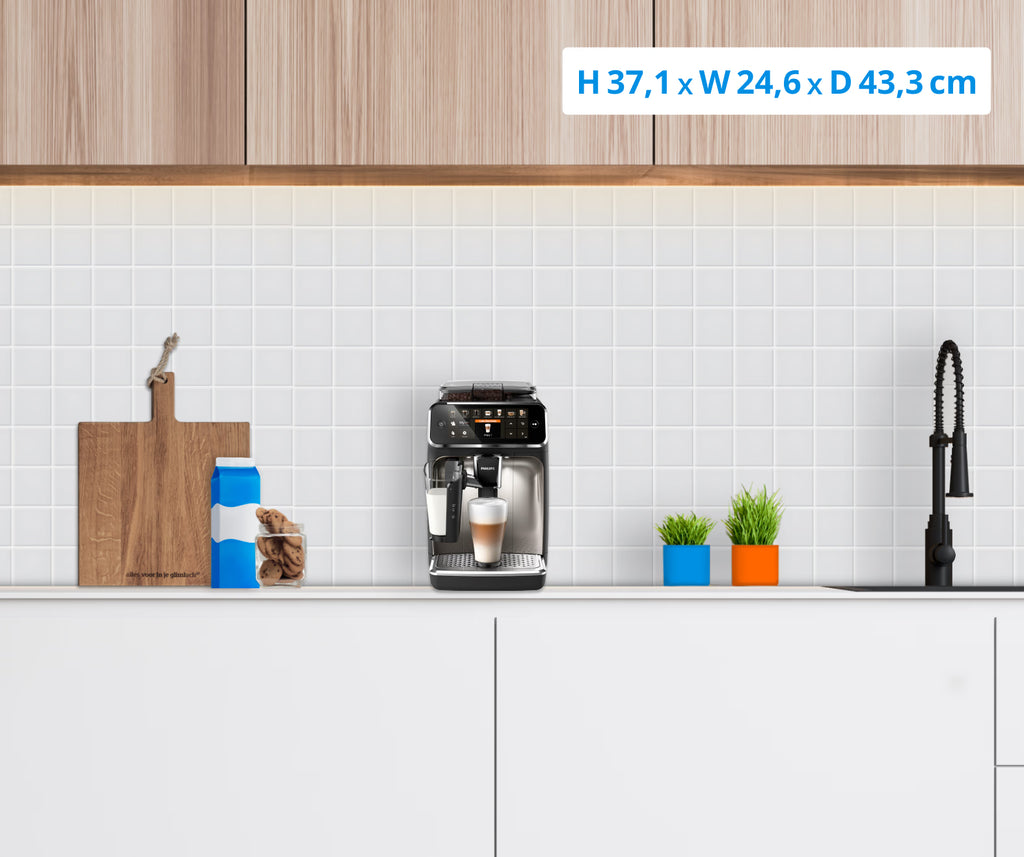 PHILIPS EP5447/90 Serie 5400 LatteGo 11 Kaffeespezialitäten Kaffeevollautomat Schwarz/Chrom