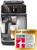 PHILIPS EP5547/90 Serie 5500 LatteGo 19 Kaffeespezialitäten Kaffeevollautomat Schwarz verchromt