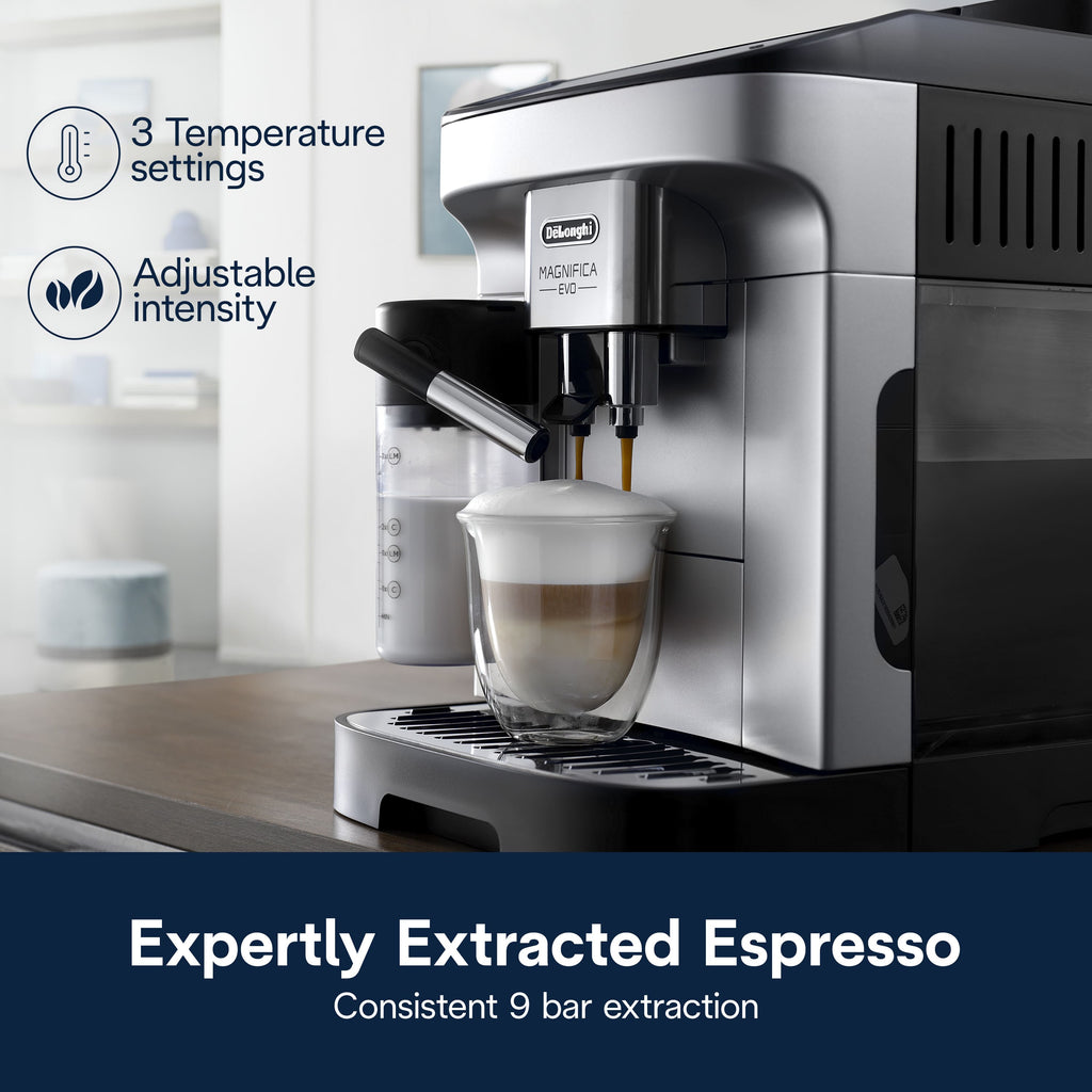De'Longhi ECAM 290.61.SB Kaffeevollautomat Silber-Schwarz
